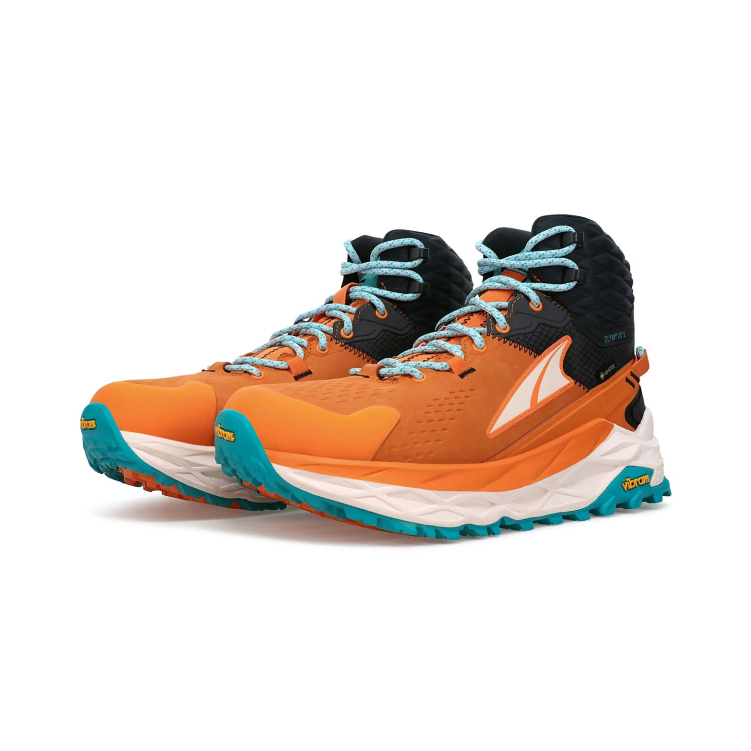 Dámské Turistické Boty Altra Olympus 5 Hike Mid Gtx Oranžové Šedé | CZ-59271369