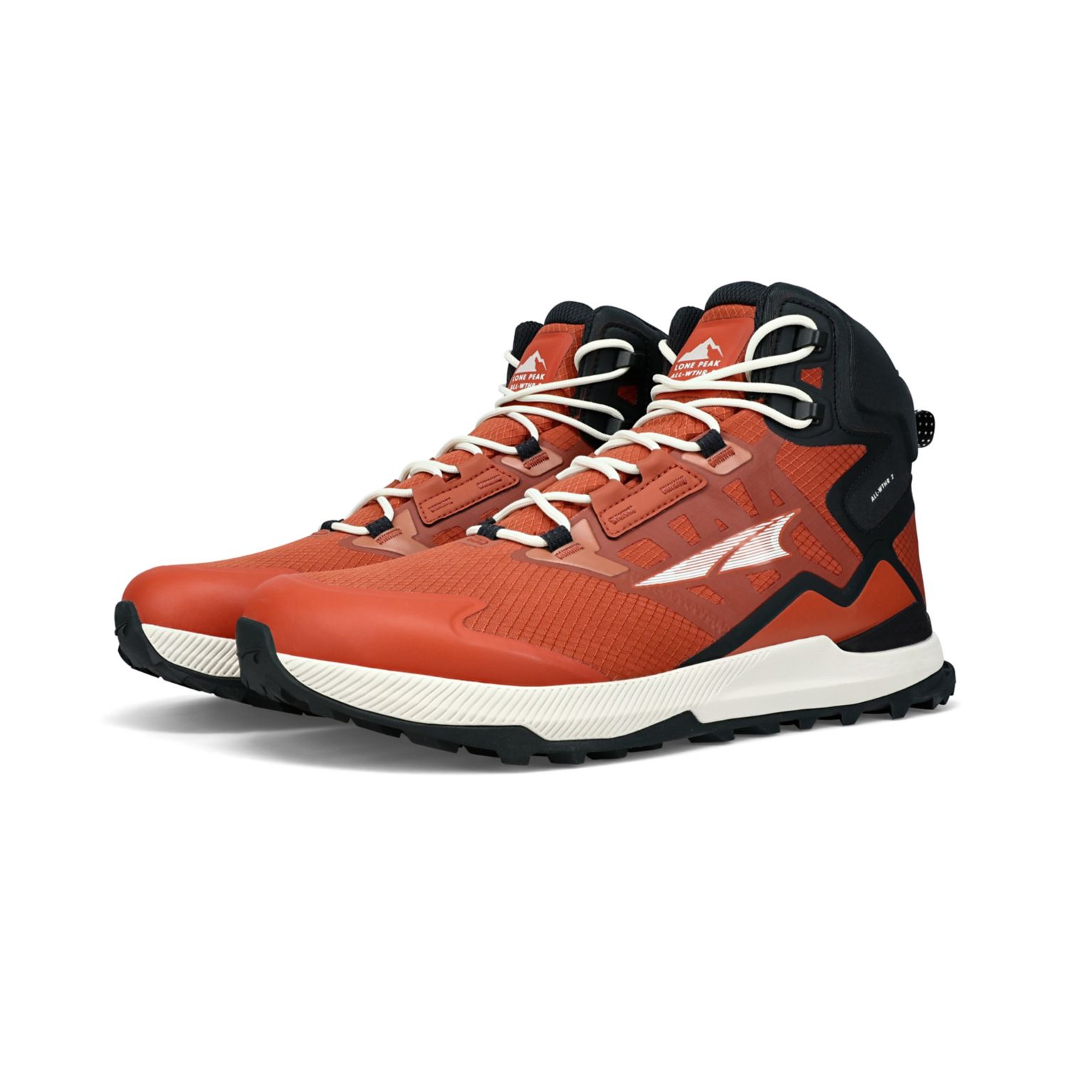 Pánské Turistické Boty Altra Lone Peak All-wthr Mid 2 Tmavě Oranžové | CZ-86254979